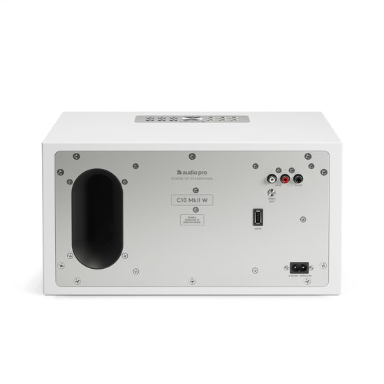 Audio Pro C10 W Smart Multiroom Actieve Luidspreker - Audio Pro Multiroom (Linkplay) - Ruimtecorrectie - 6 Presets - Wit van Merkloos — afbeelding 3