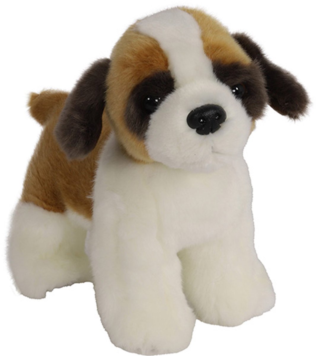 Boony Natural Decoration Pluche Sint Bernhard - Staand - 20 cm