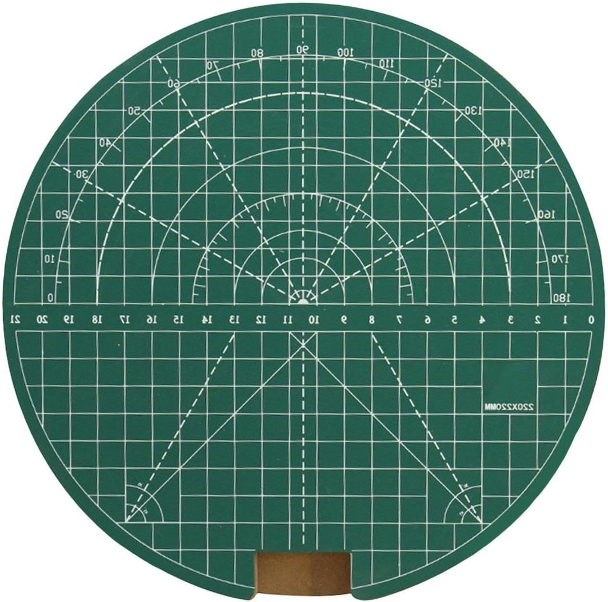 Snijtafel Tafeltennis - Reparatiewerkbank Rubber - Racket Onderhoud - 360 Graden Roterend - 22 cm Breed - Zwart