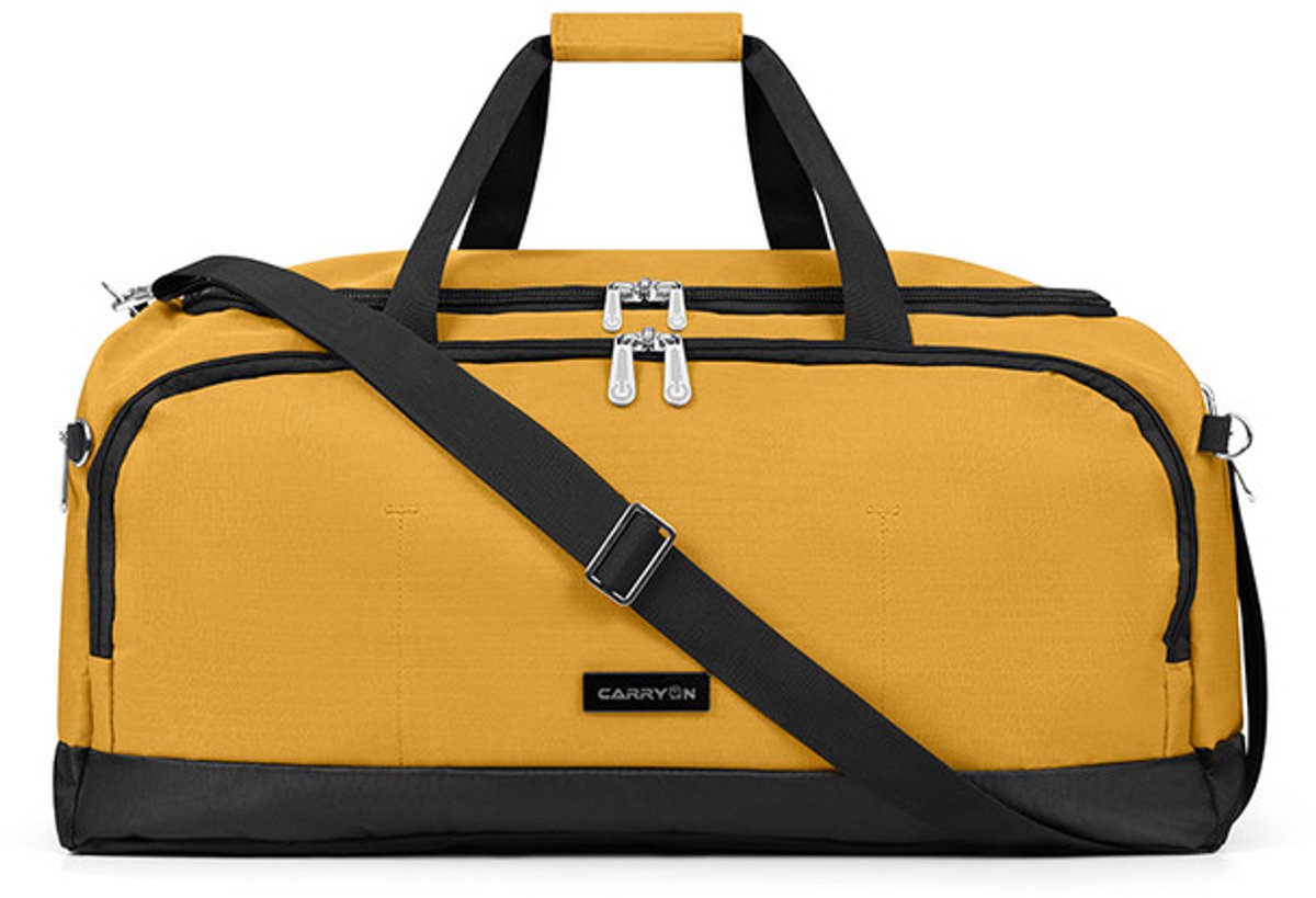 CarryOn Core Reistas 65 liter - Weekendtas 60x34x34cm - Sporttas - Geel