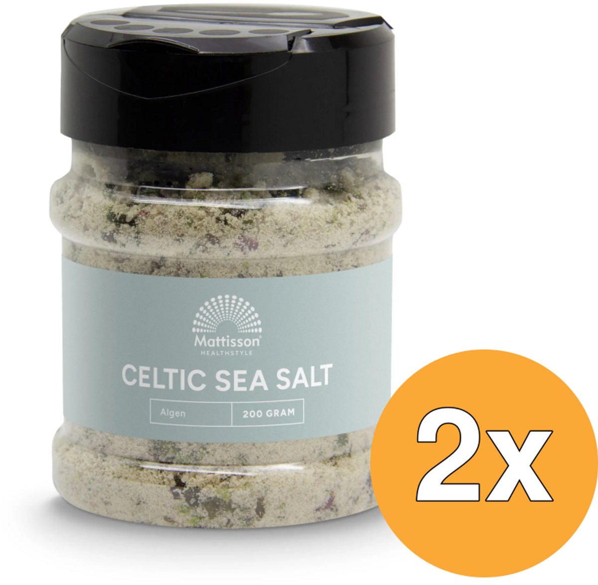 2x Mattisson Keltisch Zeezout Celtic Sea Salt Algen (200 gr)