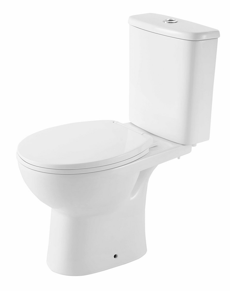 Xellanz Duoblok Toilet Rimless AO met Toiletzitting - Glans Wit