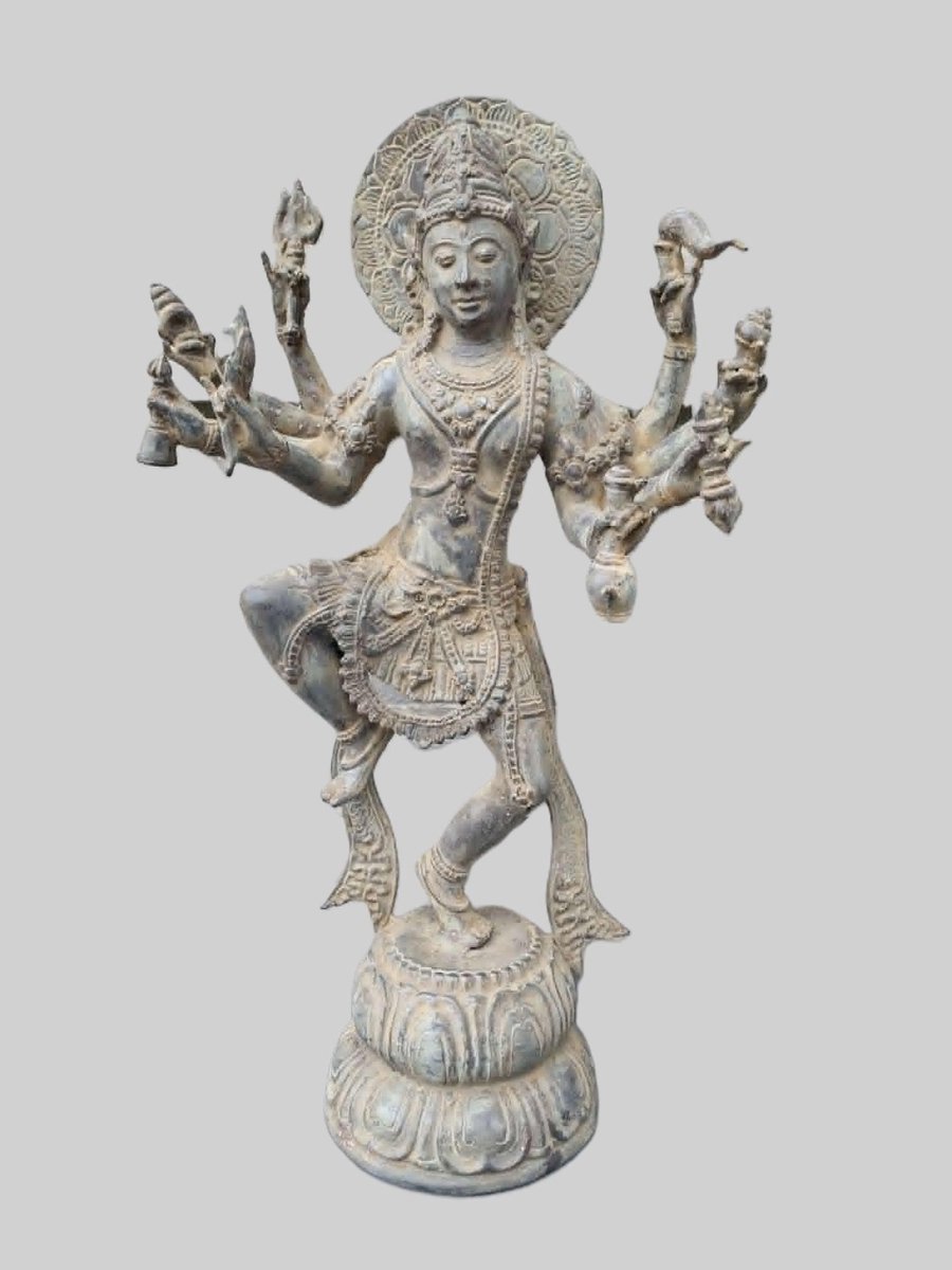 Statue en bronze de Shiva Natarja dansant/48 cm