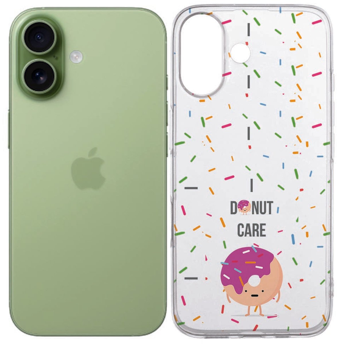 iPhone 17 Hoesje Donut Roze (TPU)