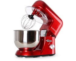 Klarstein keukenmachine, Knetmaschine met 5L kom, 1800W Profi keukenmachine met Knethaken en Schneebesen, Universal keukenmachine met 6 standen, Teigmaschine zum roeren, Kneten en Aufschlagen - Keukenmachine,2L - voor Keuken - Garde - RVS