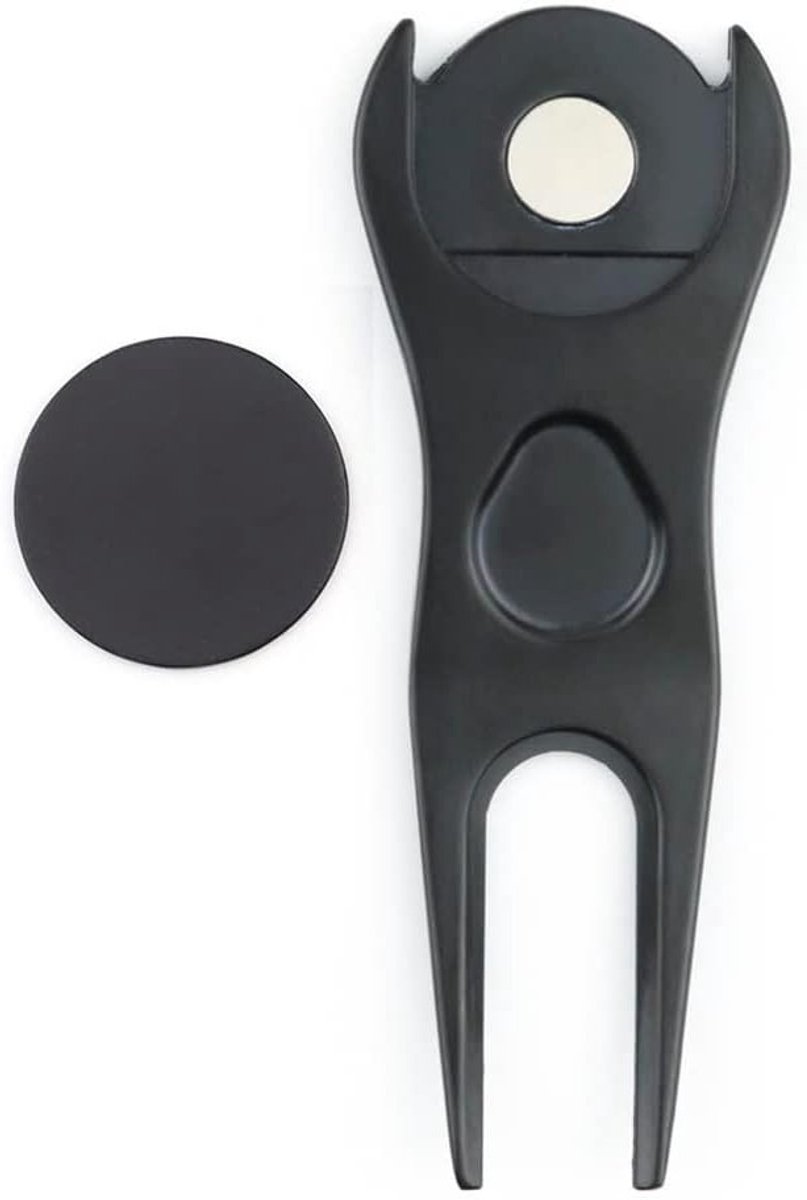 Zinklegering Golf Divot Repair Tool met Balmarker - Essentiële Golfaccessoires voor Golfliefhebbers en Verbetering van de Speelervaring