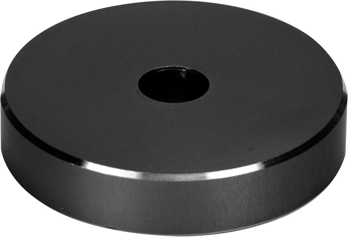 Adapter voor 45 Toeren Platen, Grote Opening Conversieplaat voor Draaitafels, Zwart Clamp voor 45 RPM Platen