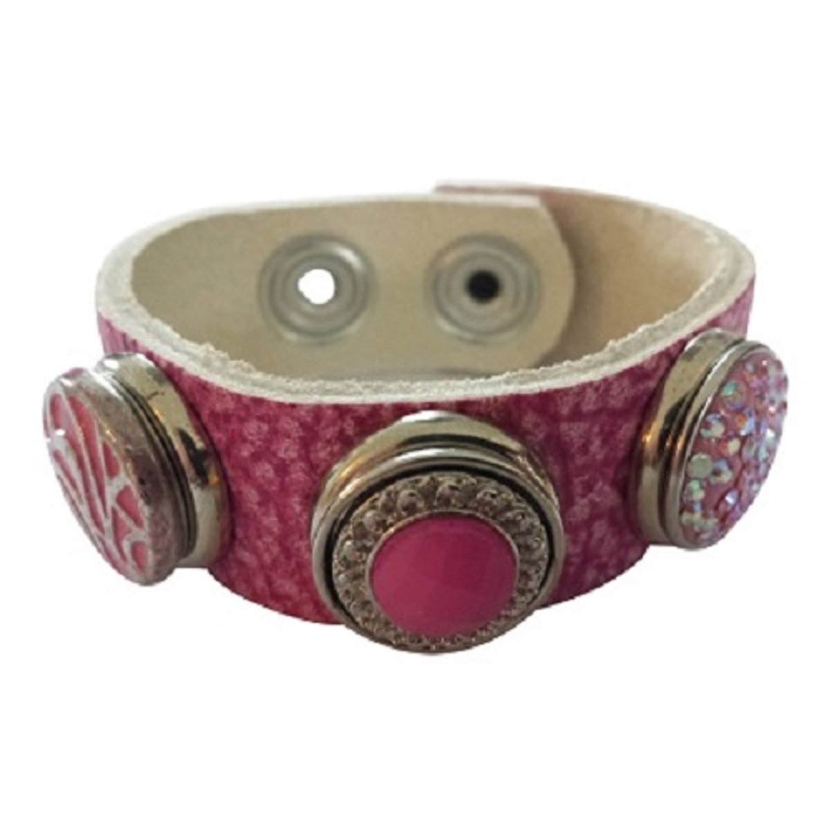Aanpasbare armband-pink