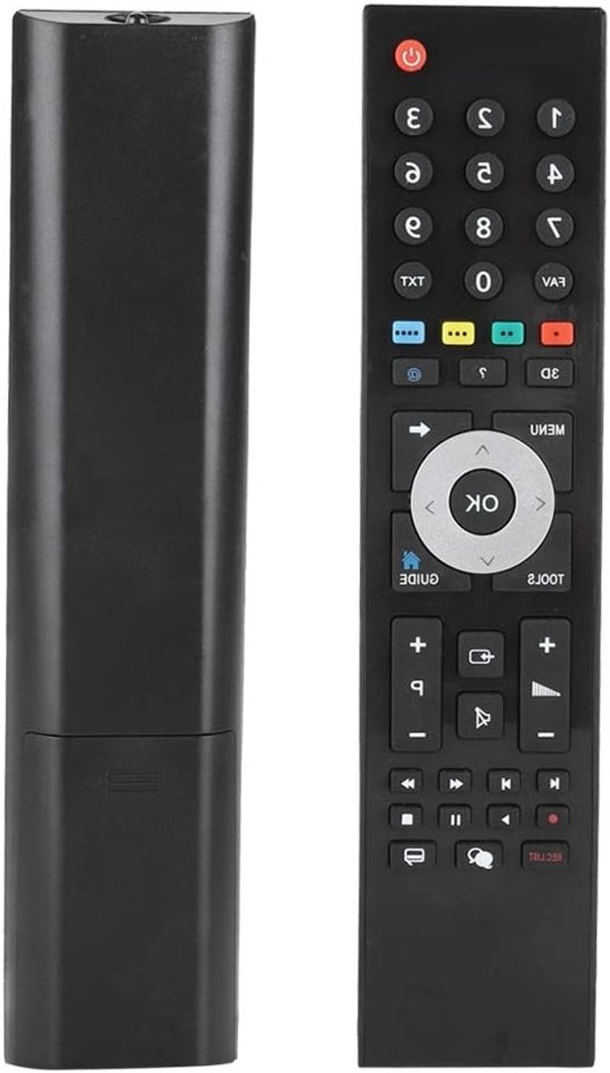 Vervangende afstandsbediening voor Smart TV, geschikt voor TP7187R - Zwart, Universele TV afstandsbediening, Compatibel met meerdere merken