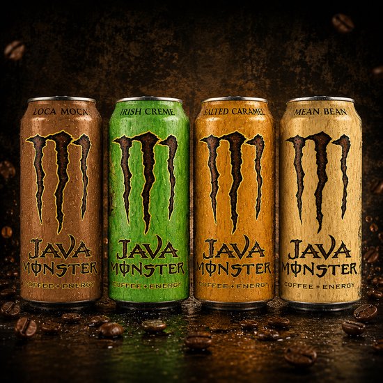 Monster Java Elite Coffee Energy Mixbox 4 Stuks
