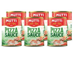 Mutti Pizzasaus Aromatica 6 x 400 gram