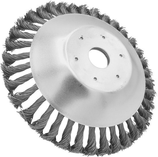 MOZY® - Stalen Onkruidborstel - 150 mm - Universeel - voor Bosmaaier - Kantenmaaier - Voegenborstel - Onkruidverwijderaar - Draadborstel van MOZY — afbeelding 4