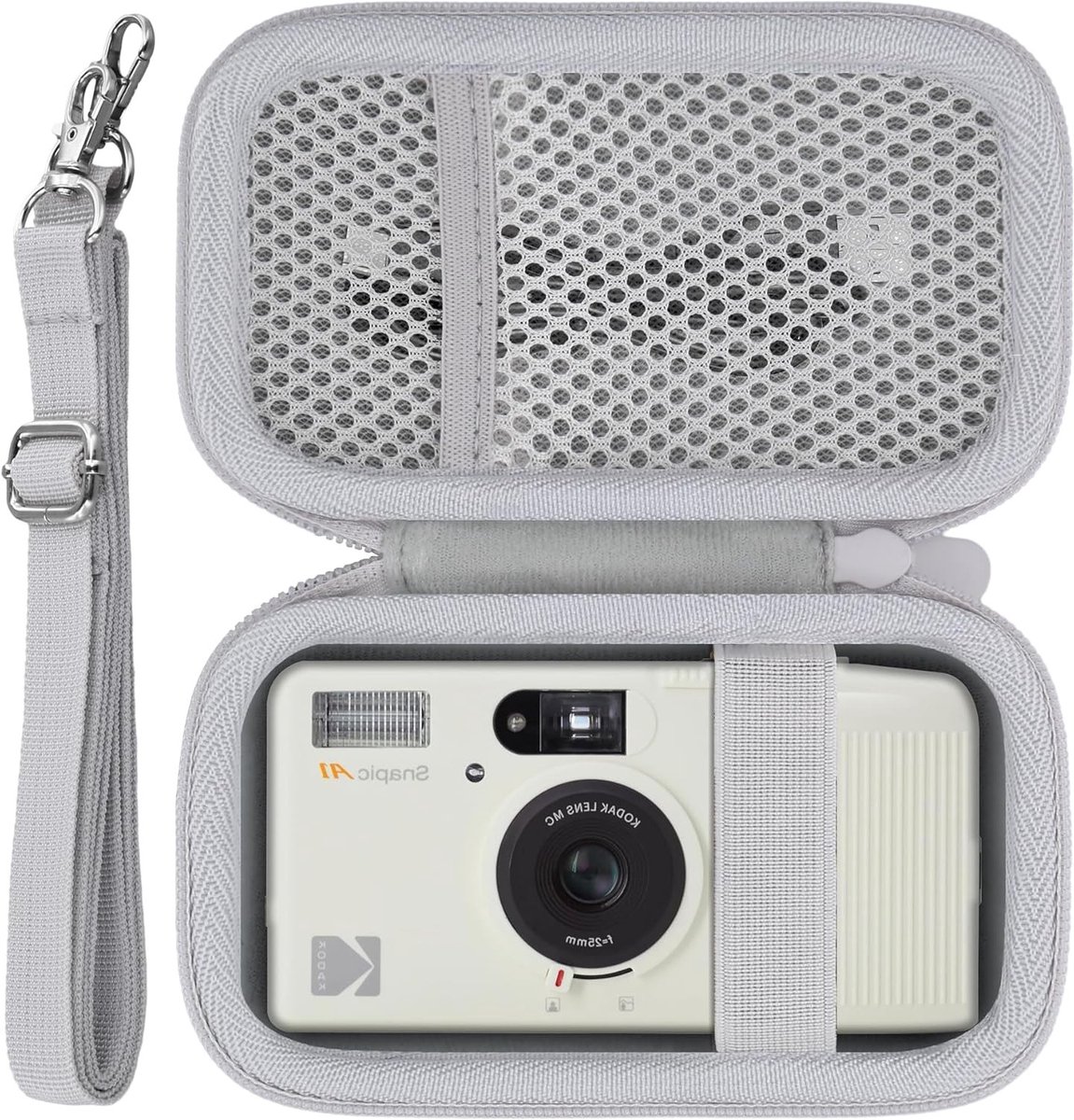 Half Frame Film Camera Hard Case met Draaghandvat en Schouderband voor Kodak EKTAR H35/H35N - Bescherming, Draagtas, Accessoires