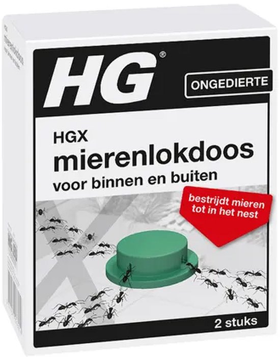 HG boîte à appâts pour fourmis pour intérieur et extérieur - 2 x 2 pièces