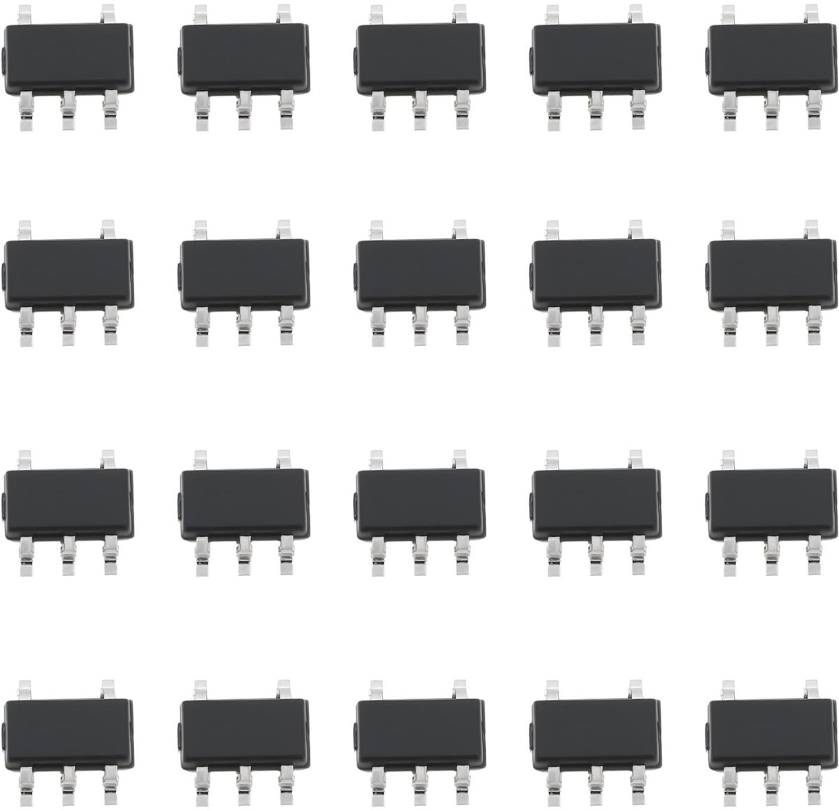 Dailygoods - 50x LDO Lineaire Regelgever SOT23-5 voor Microcontroller Toepassingen