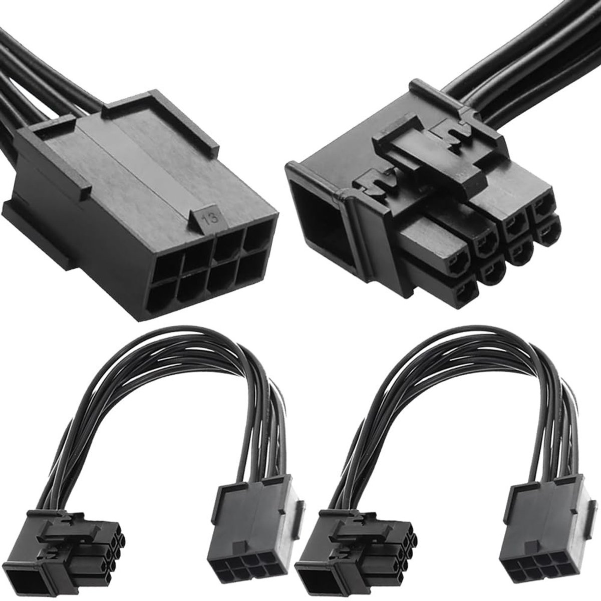 Dailygoods - Rechthoekige PCIE 8-pins Verlengkabel voor Grafische Kaarten