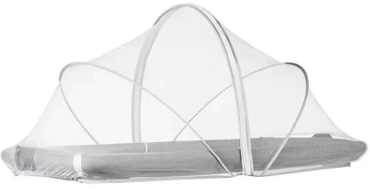 Klamboe - Muggennet - Opvouwbaar Baby Muskietennet - Rits Afsluitbaar - Bedtent Voor Wieg En Babybed - Klamboebed