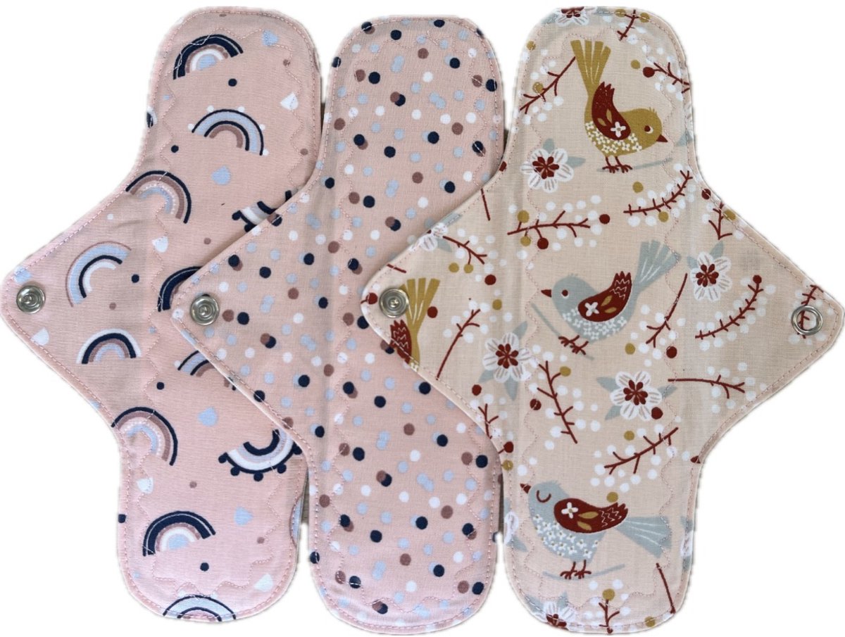 Fancy Sew - Wasbare inlegkruisjes - 3 stuks - Romantisch roze