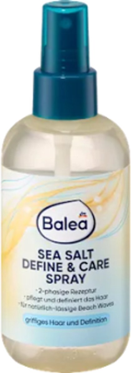 Balea Sea Salt Care & Define Spray - Leave-in Spray - 1x 200 ml | Haarspray Zeezout - Voor flexibele fixatie