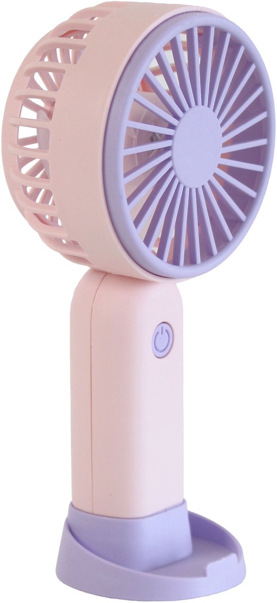 Litalife Handventilator - Draagbaar - USB-C Oplaadbaar - Roze/Paars