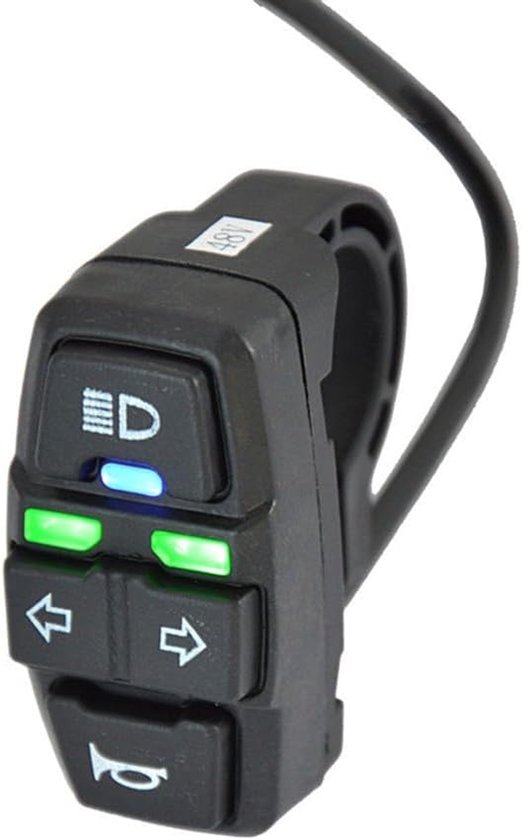 Elektrische Fiets Licht Kit,36V/48V Ebike Koplamp Achterlichten Lamp Elektrische Richtingaanwijzer Licht — afbeelding 5