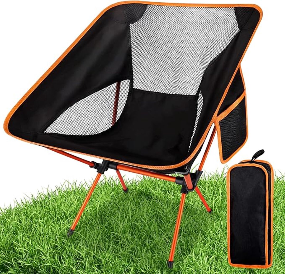 Opvouwbare Campingstoel - Draagbare Vouwstoel Outdoor - Comfortabele Strandstoel voor Kamperen Vissen Picknick Tuin Festival en Strand