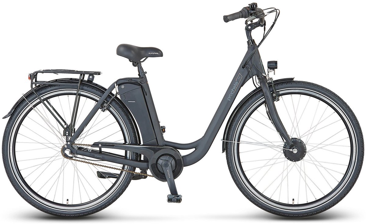 Prophete Geniesser 1.0, dames E-bike, City, 28", Nexus 3, 10.4 Ah, zwart