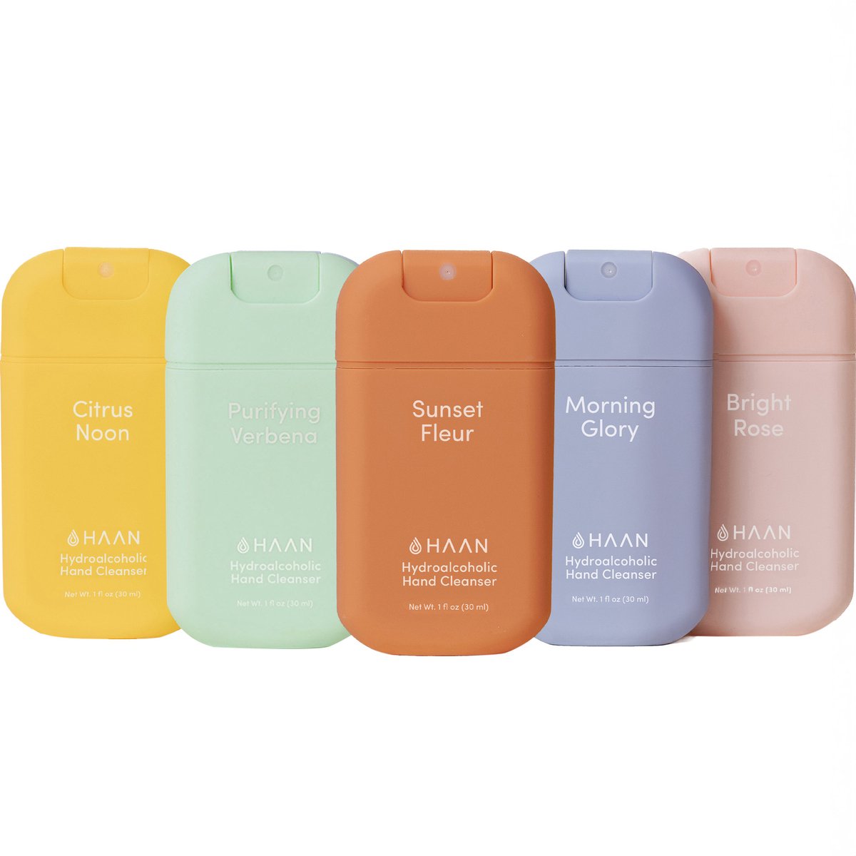 HAAN 5-Pack Mix Handspray Handverzorging Navulbaar 5x 30ml