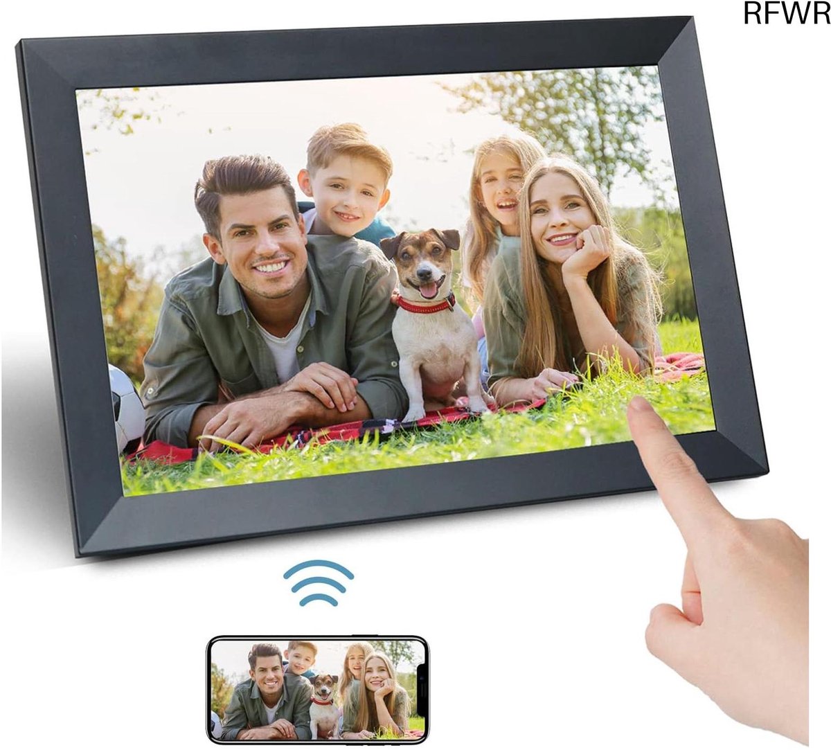 Digitale Fotolijst met Wifi - Fotolijsten - Frameo App - HD Kwaliteit - scherm systeem