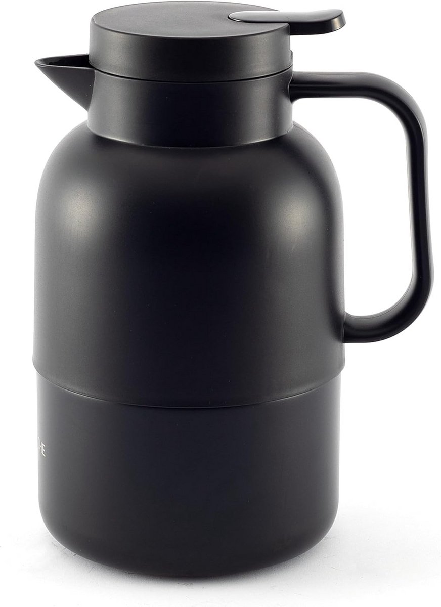 Koffiekan thermoskan - Dubbelwandig - Isoleerkan - Zilver