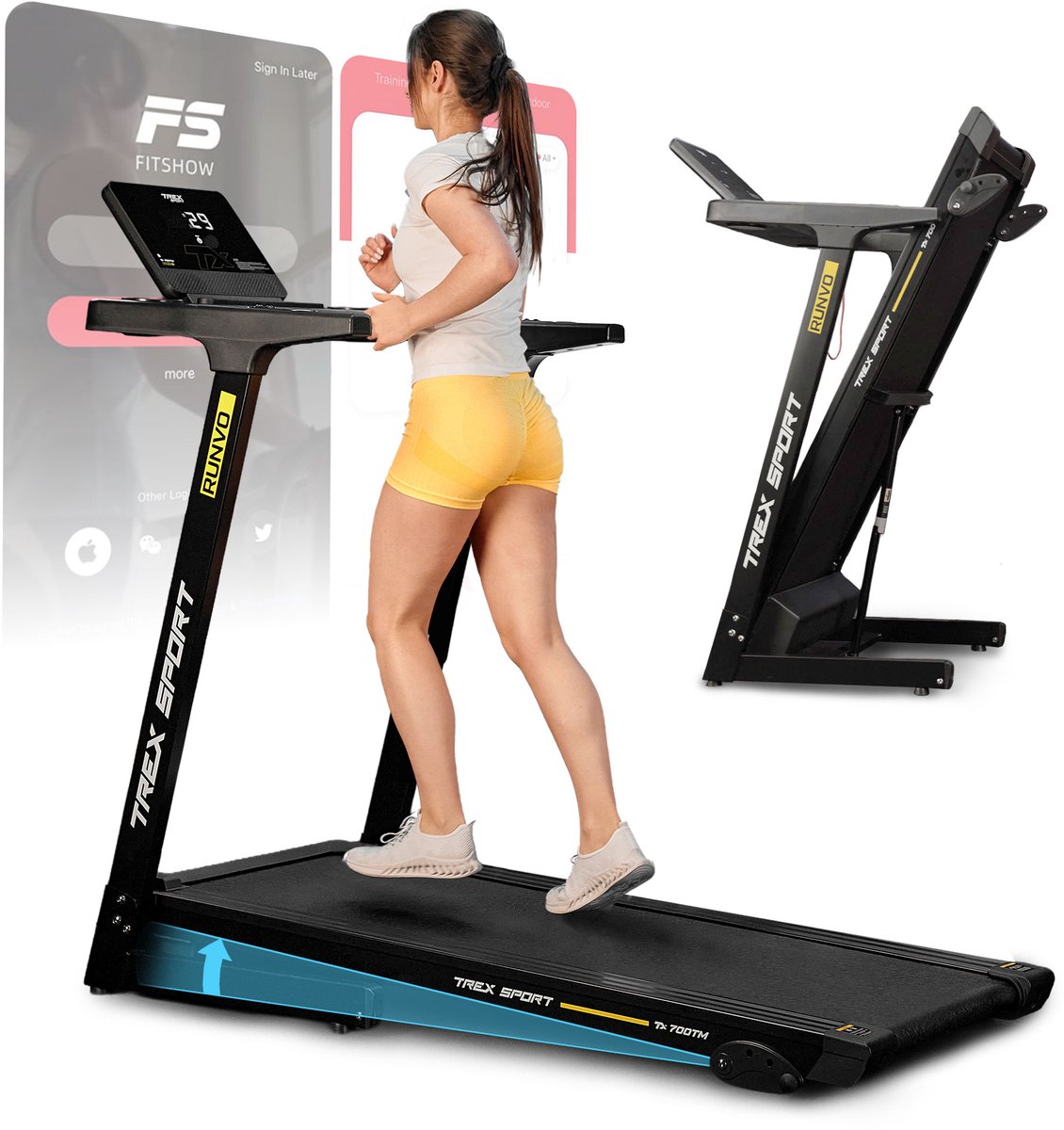 Trex Sport TX-700TM Runvo - Loopband - Elektrisch - Trex - €479,89