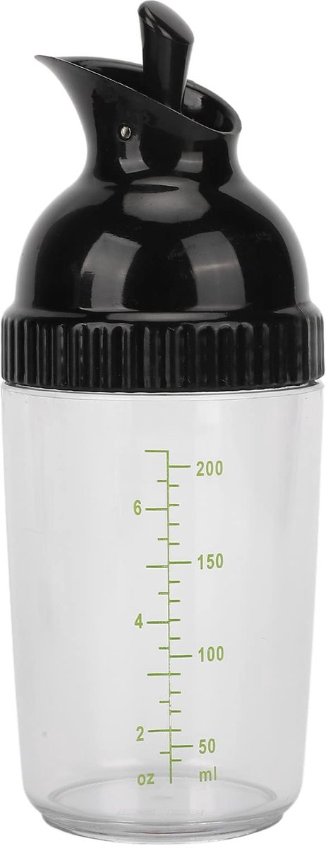 Dailygoods - Dailygoody - Salad Dressing Shaker 200ml - Lekvrij en Handig voor Sauzen