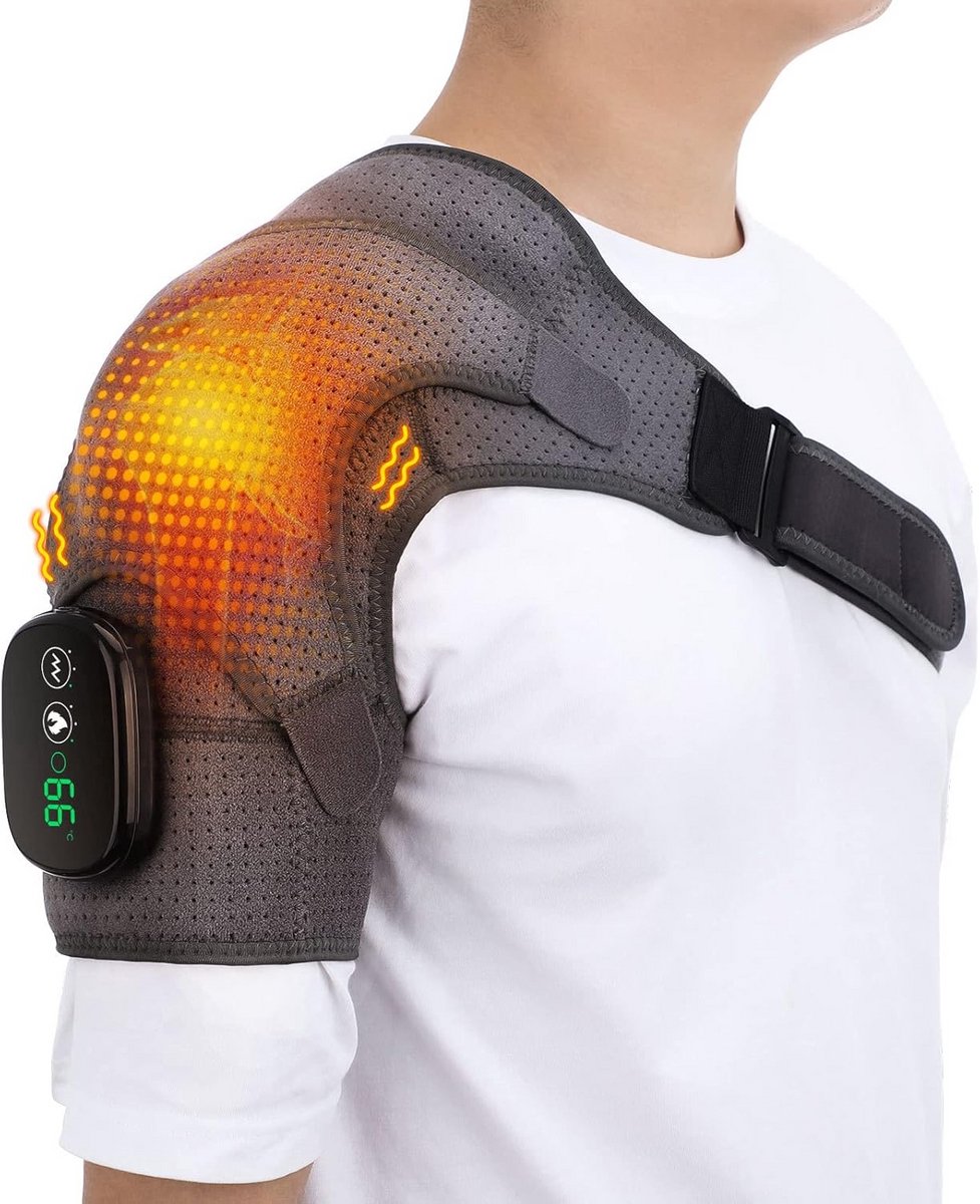Nekmassage Verwamed - Shiatsu Draadloos - Spiersontspanning - Timerfunctie