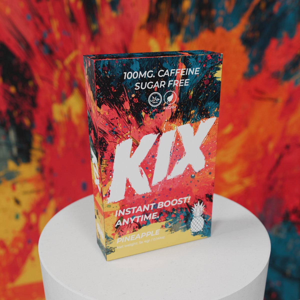 Kix Pineapple - Pineapple Punch. Serious Kick - 2 box (10 baggies x 4gr)