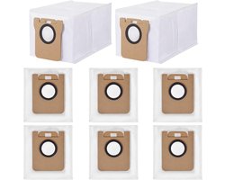 14-delige set - Stofzak - Stofzuigerzak voor robotstofzuiger - Zelfafvoerende bodemzak - Accessoires en onderdelen - Compatibel met Drametech D10 Plus, Z10 Pro en L10 Plus - Wit