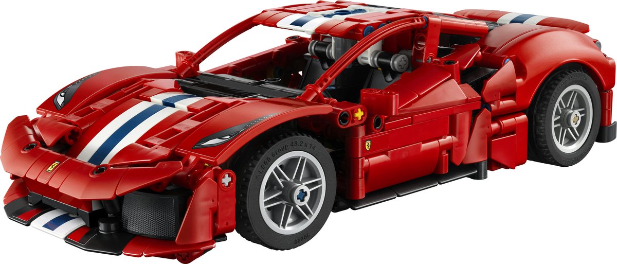 LEGO Technic Ferrari 488 PISTA Auto Speelgoed voor Kinderen en Decoratie 42235 — afbeelding 4