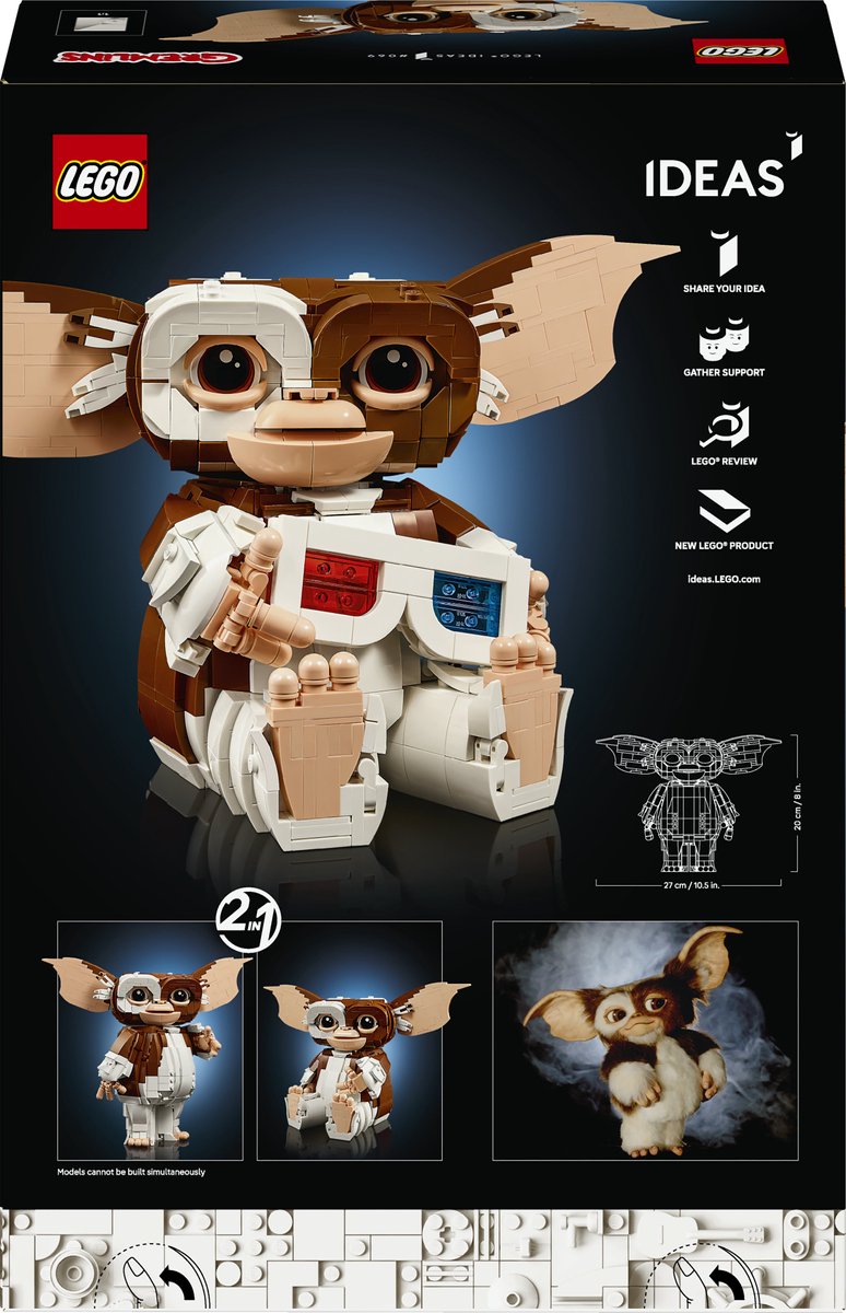 LEGO Ideas Gremlins: Gizmo, Verstelbare Figuur Set - 21361 — afbeelding 9