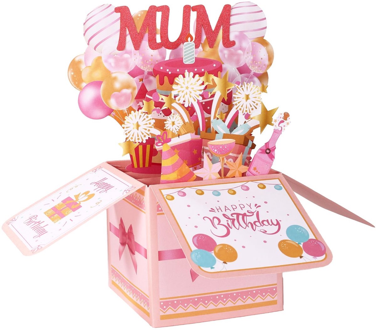 Dailygoods - Cosensi - Dailygoods - Grappige 3D Verjaardagskaart voor Moeder