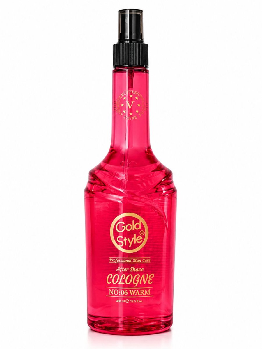 Gold Style After Shave Cologne 06 – 1 Stuk x 400 ml – Verkoelende en Verzorgende Aftershave voor Mannen