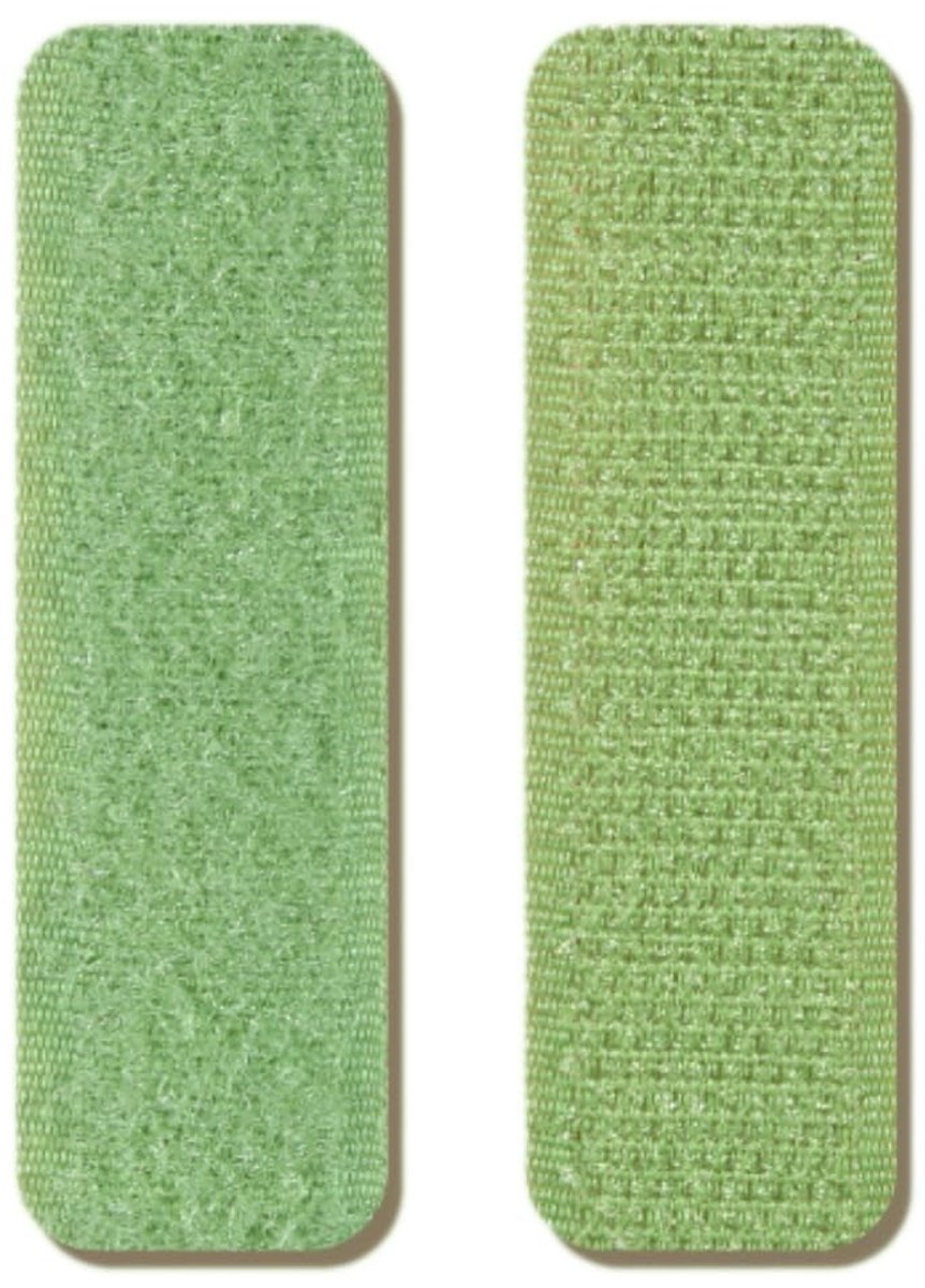 Dailygoods - Set van 20 Zelfklevende Haak en Lus Strips voor Handwerk (2 cm x 7 cm)