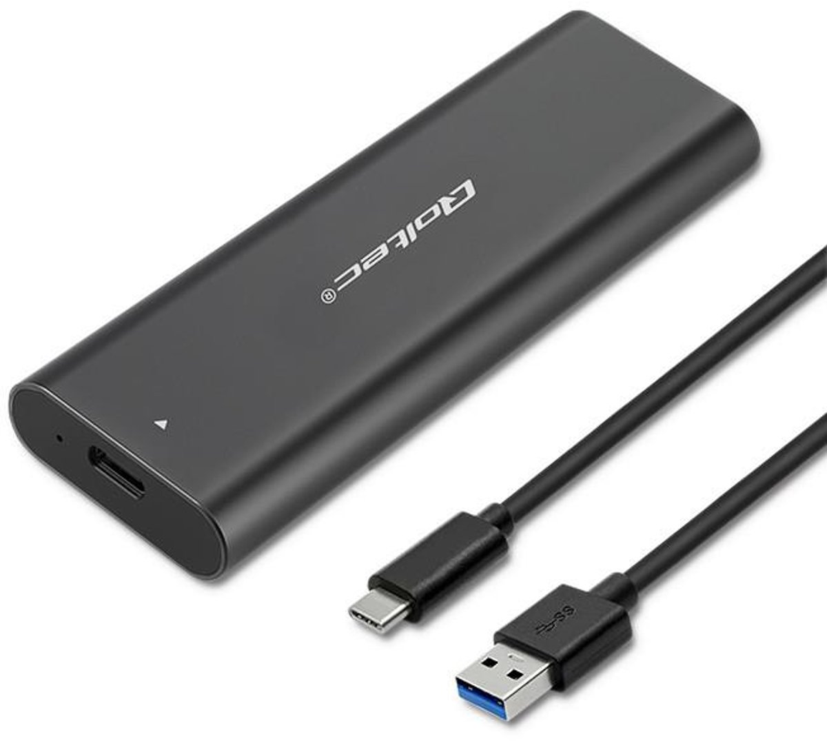 Qoltec Pocket Behuizing Voor M2 Sata Ssd Ngff Usb Type C Snelle Overdracht