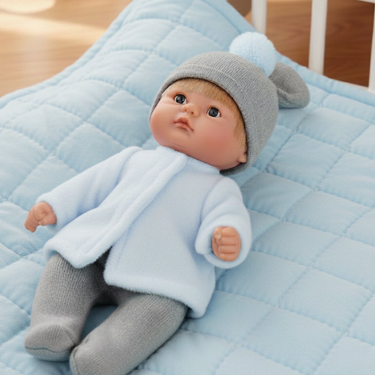 ASI DREAMS Pop - Bomboncín 20 Cm - Kleding - Grijs/Babyblauw