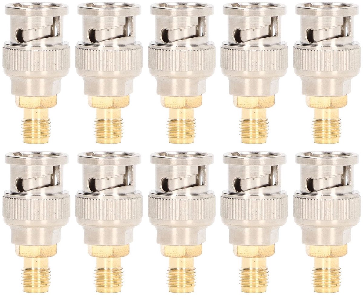 Dailygoods - Dailygoody - Female Naar Male - RF Coaxiale Adapter Kabel - 10 Stuks - Geschikt Voor GPS-systemen - Draadloze Internet Routers