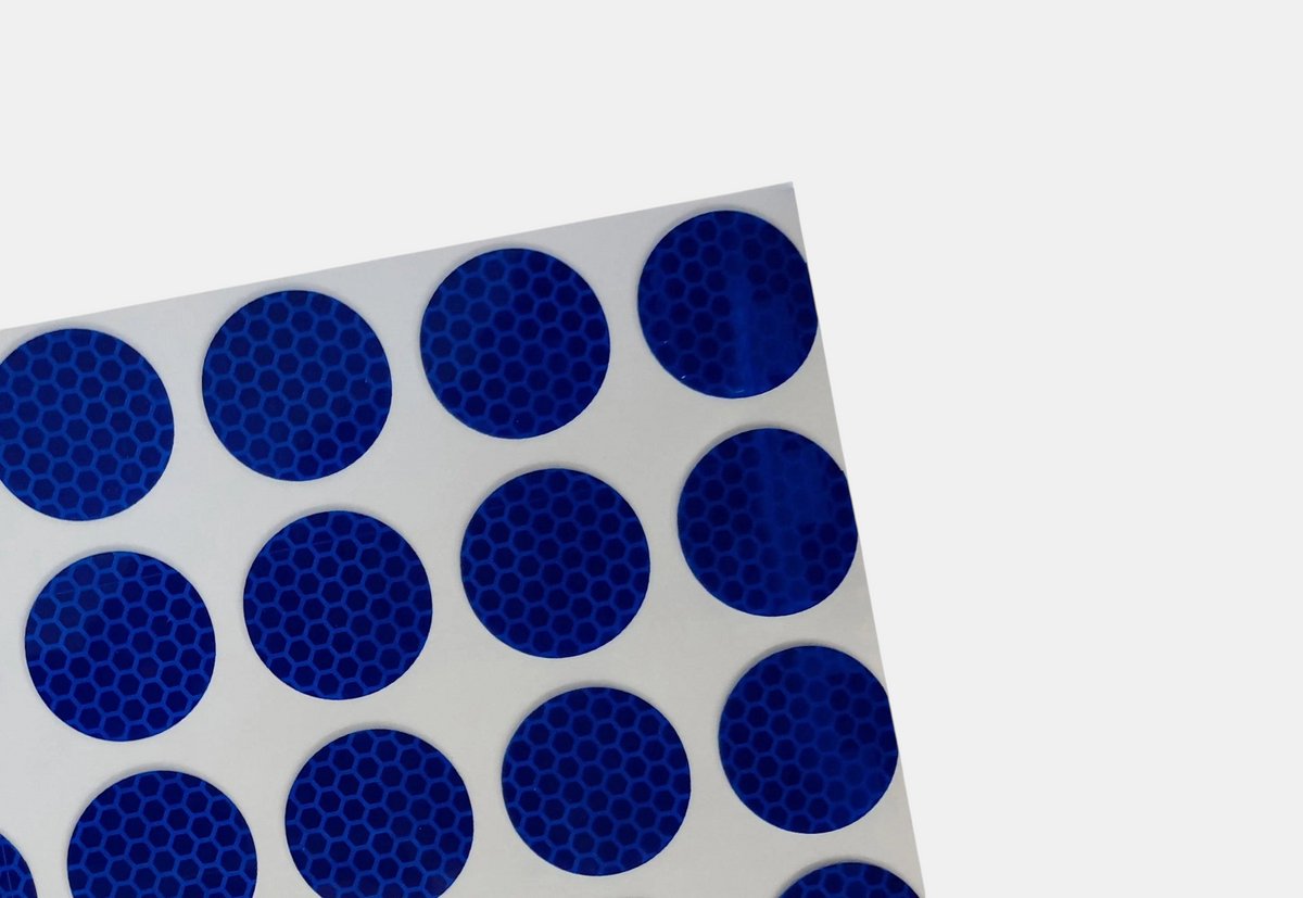 Reflecterende stippen V-8000 serie | Avery Dennison Blauw / Vel