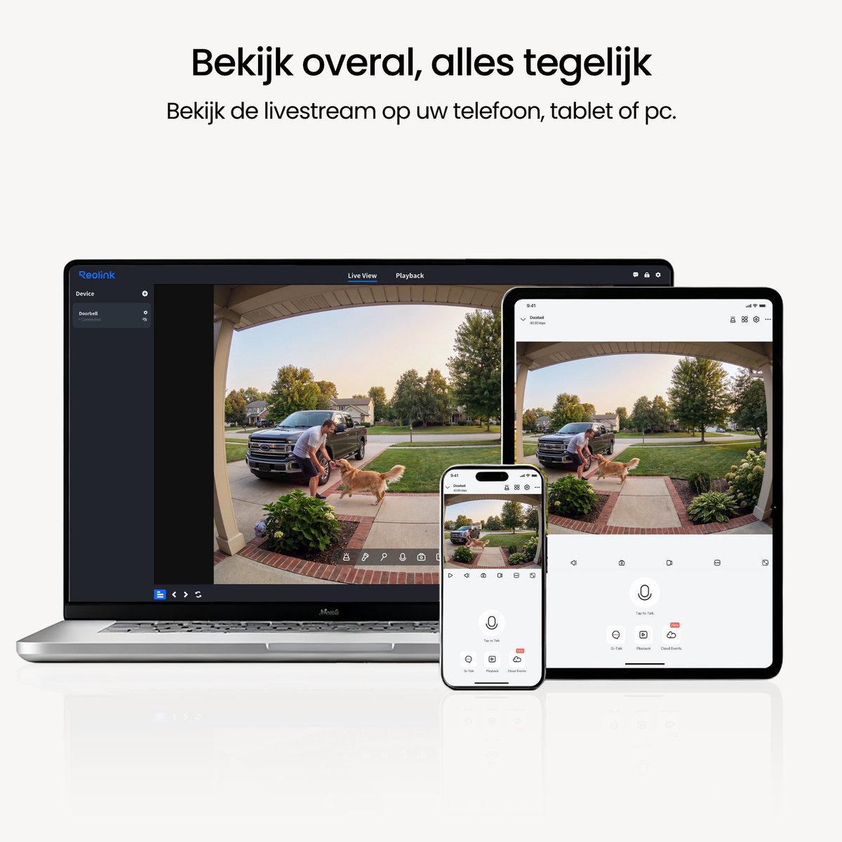 Reolink 2K 5MP Videodeurbel PoE met Groothoekcamera - afbeelding 2