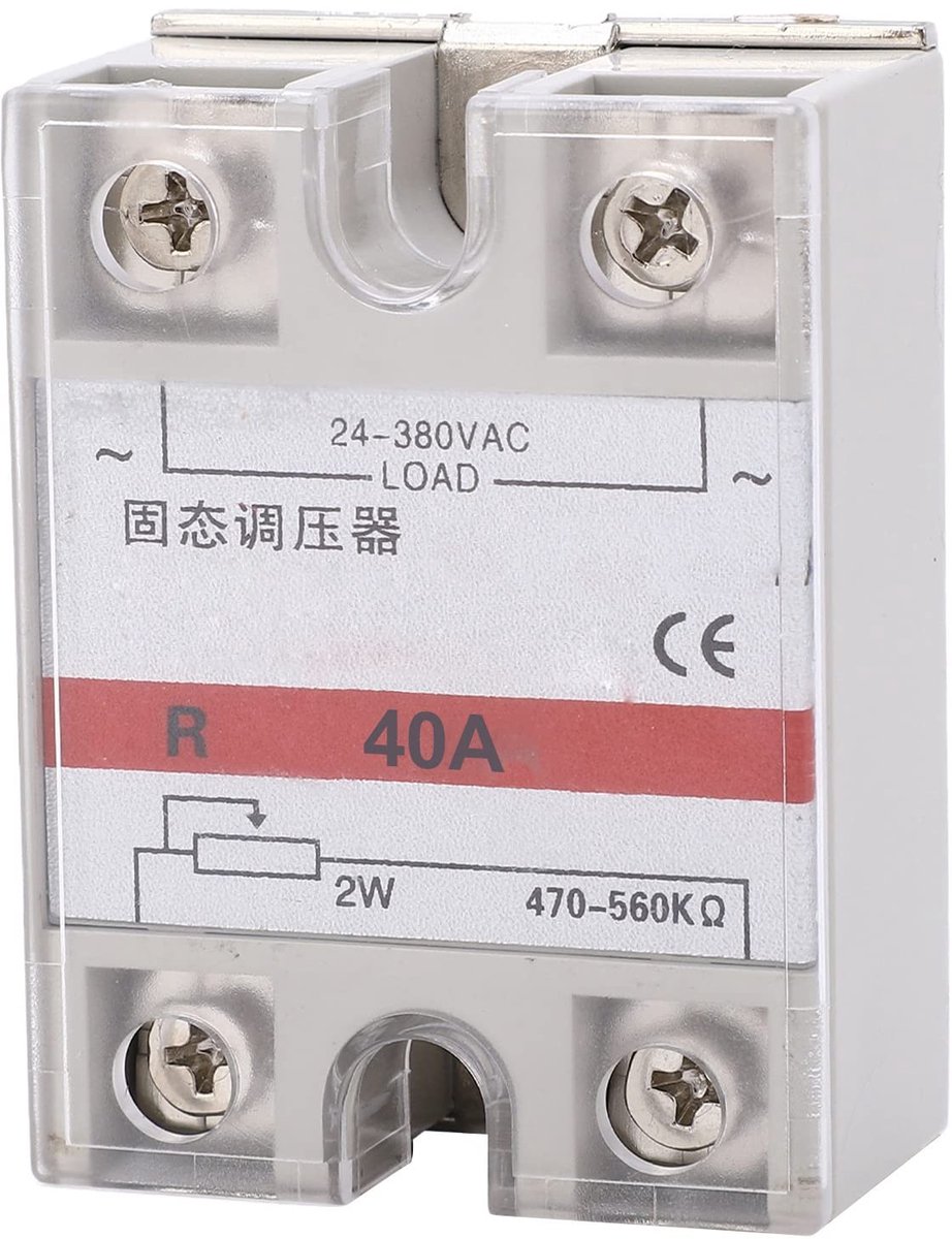 Dailygoods - Dailygoody Spanningsregelaar 40A solid-state Duurzaam en compact 24-380 Voor temperatuurregelsystemen Eenvoudige installatie Voor au...