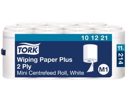 Tork 101221 Wiping Plus Poetspapier M1 2-laags 11 Rollen (101221)