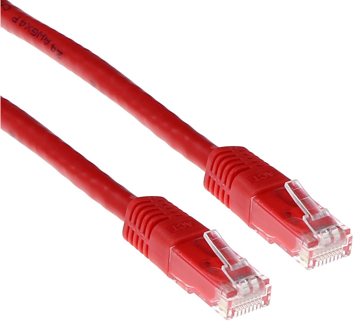 ACT Rode 3 meter LSZH U/UTP CAT6 patchkabel met RJ45 connectoren IB9503