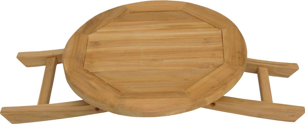 Ronde teak bijzettafel 50cm LOMBOK