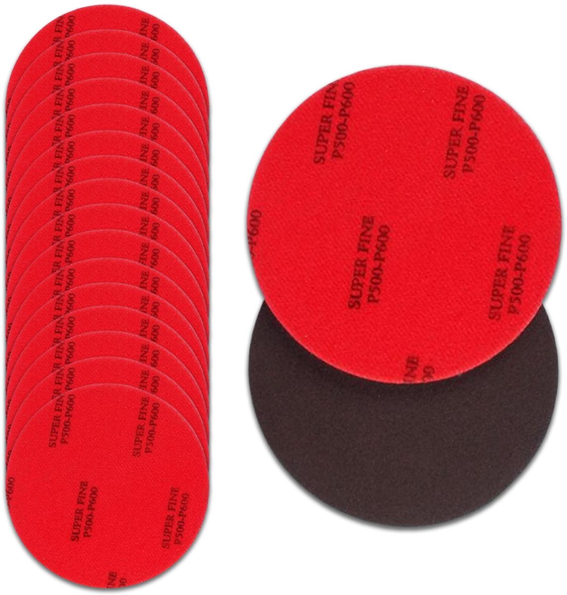 Dailygoods - Dailygoody - Schuurblok Set - 18 Stuks - Hoogwaardige Schuurmaterialen - Voor Modelbouw - Schuurmiddelen - Geschikt voor Hout en Metaal